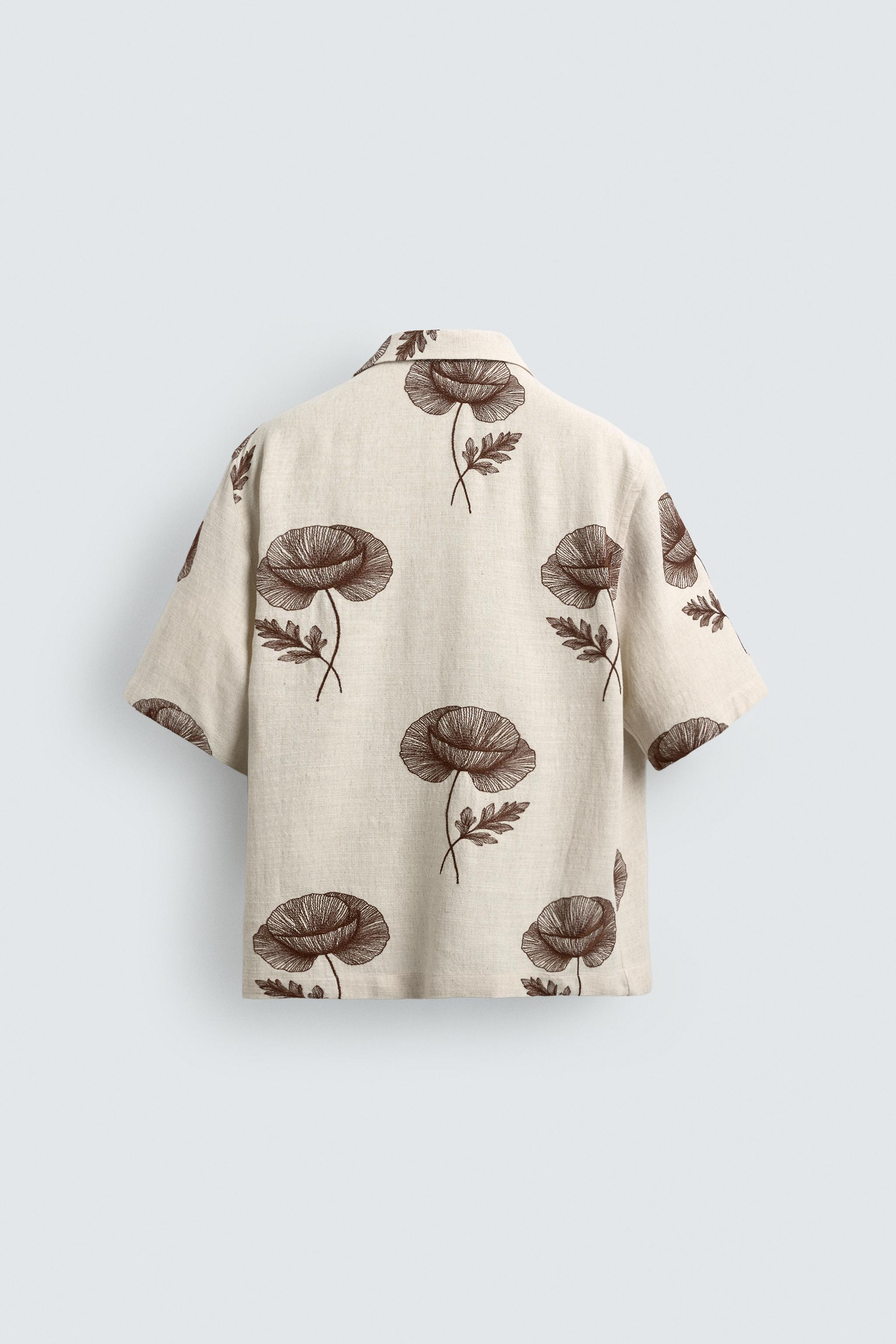 CHEMISE BRODERIE FLORALE